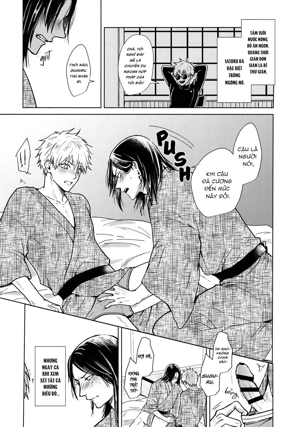 ONESHOT COI LÀ NỨNG Chapter 22 Geto x Gojo - Trang 2