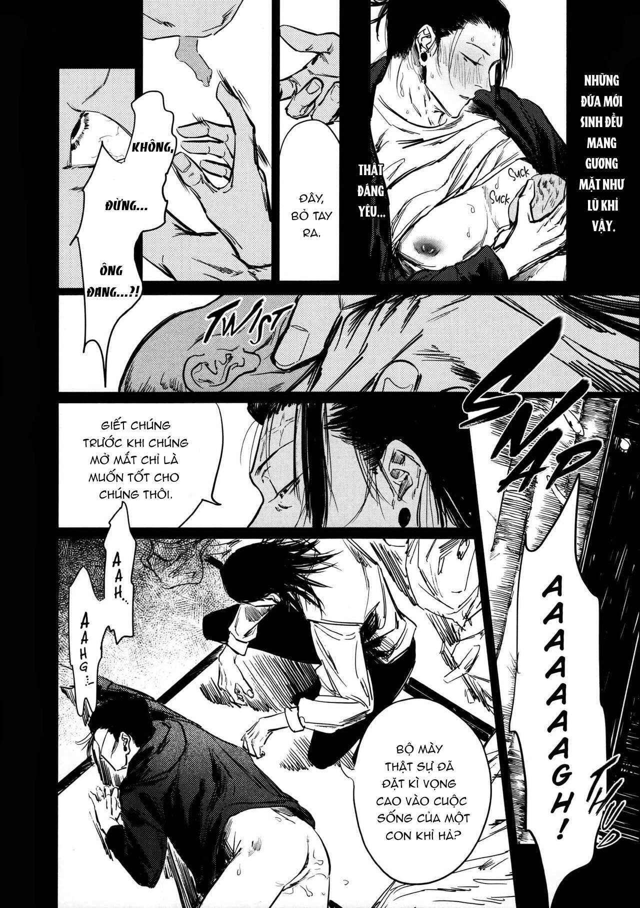 ONESHOT COI LÀ NỨNG Chapter 24 Gojo x Geto - Trang 2