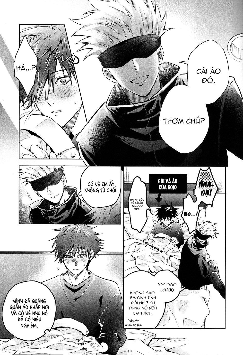 ONESHOT COI LÀ NỨNG Chapter 26 Megumi x Gojo - Trang 2