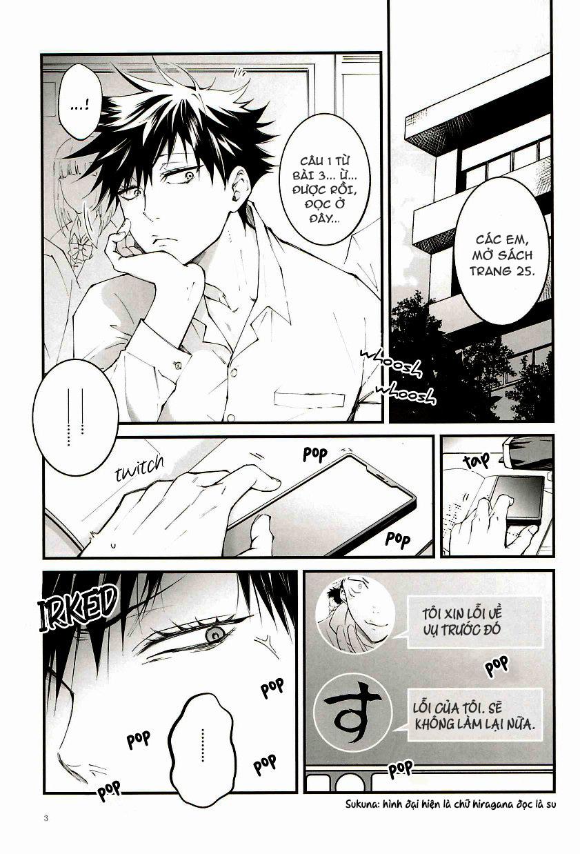 ONESHOT COI LÀ NỨNG Chapter 29.1 MegumixSukunaxJ - Trang 2
