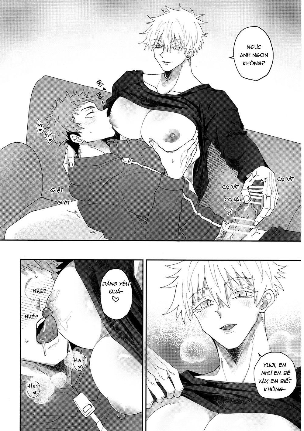 ONESHOT COI LÀ NỨNG Chapter 32 Gojo x Juuji - Trang 2