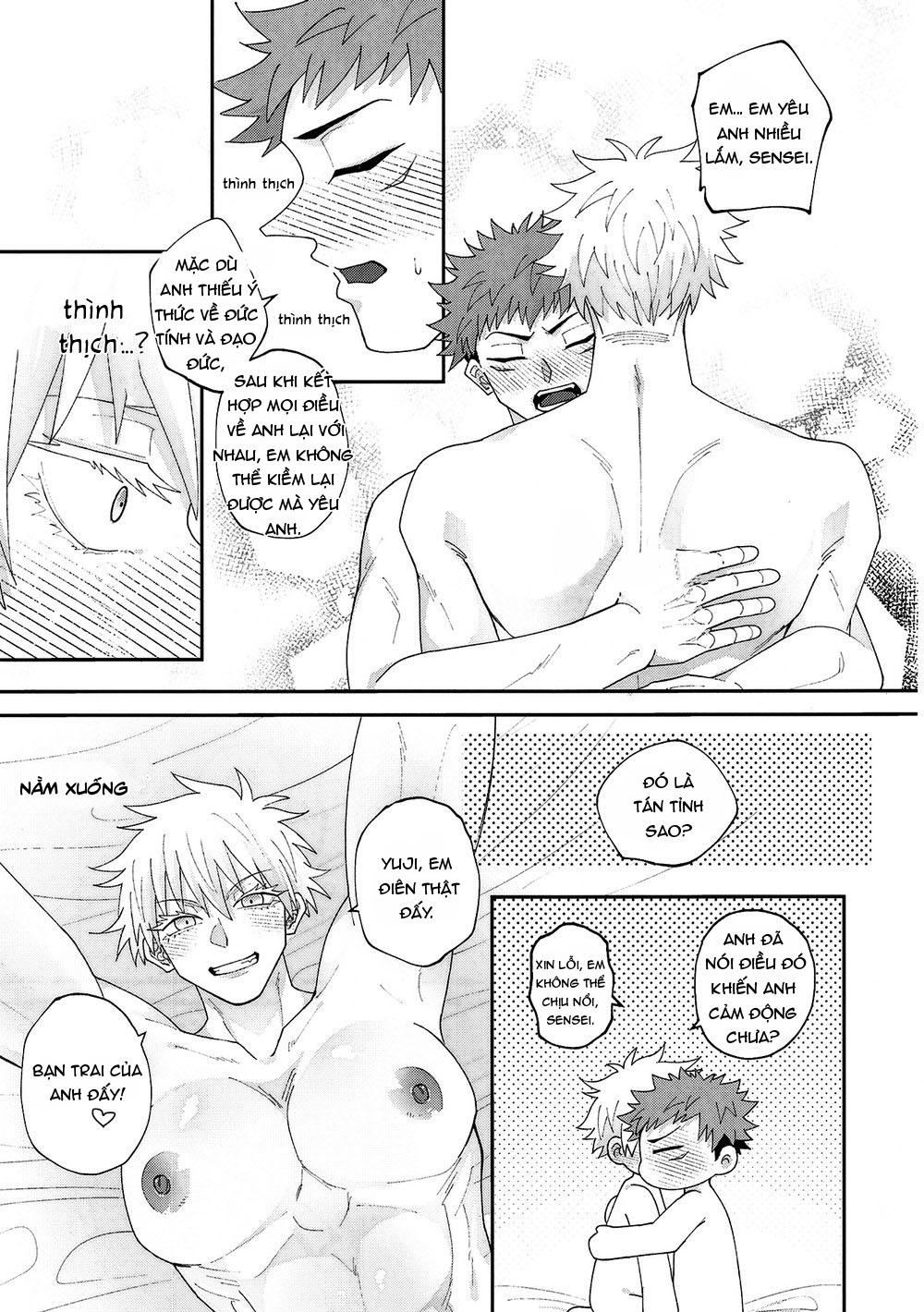 ONESHOT COI LÀ NỨNG Chapter 32 Gojo x Juuji - Trang 2