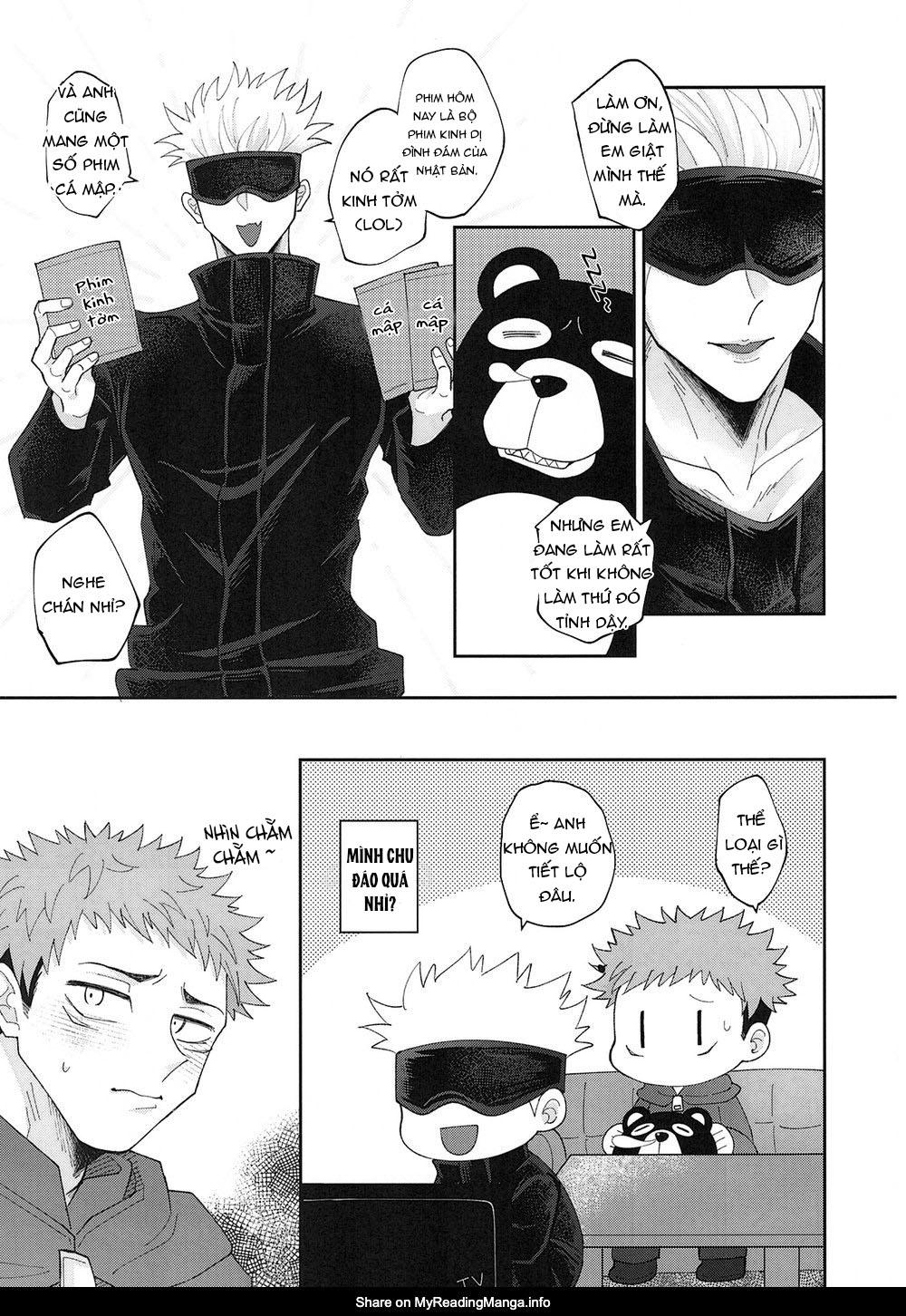 ONESHOT COI LÀ NỨNG Chapter 32 Gojo x Juuji - Trang 2