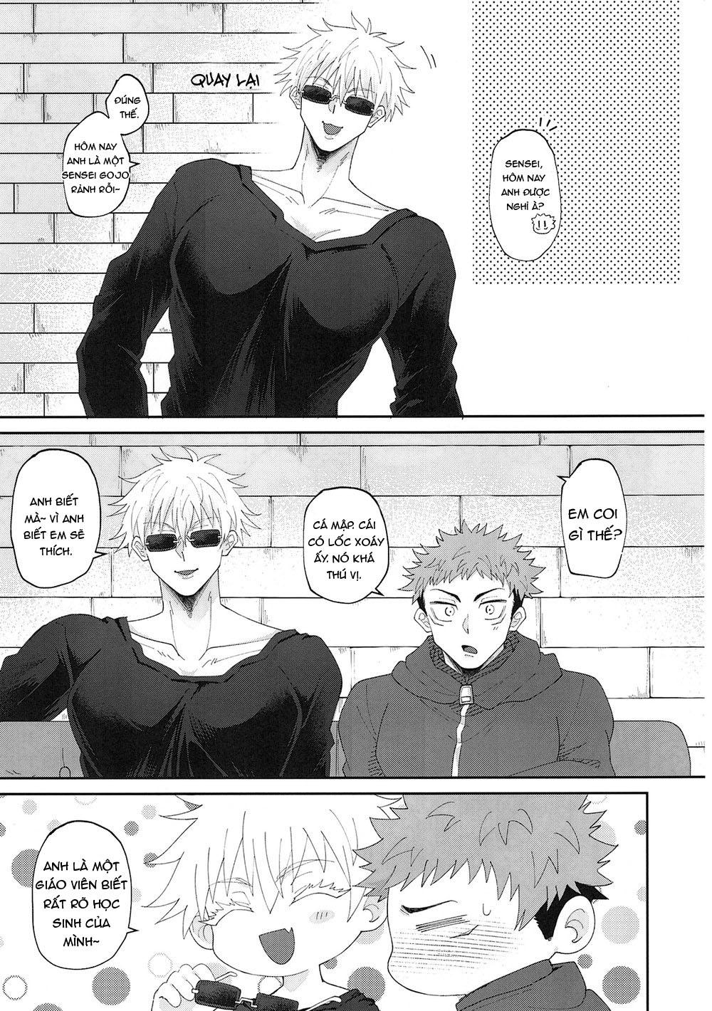 ONESHOT COI LÀ NỨNG Chapter 32 Gojo x Juuji - Trang 2