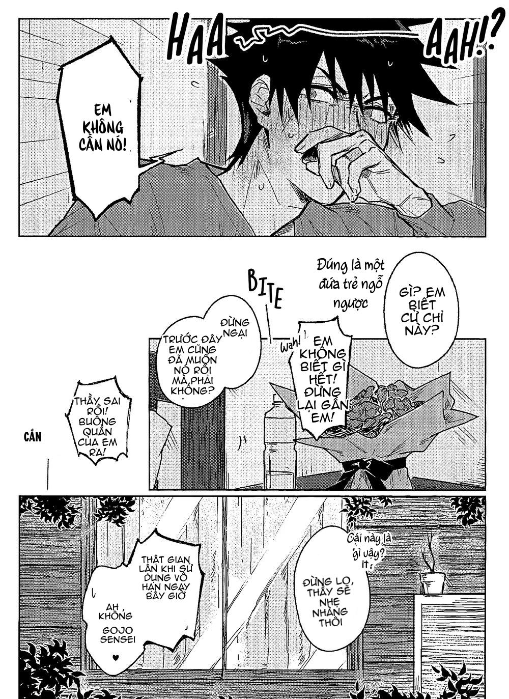 ONESHOT COI LÀ NỨNG Chapter 33 Gojo x Megumi - Trang 2