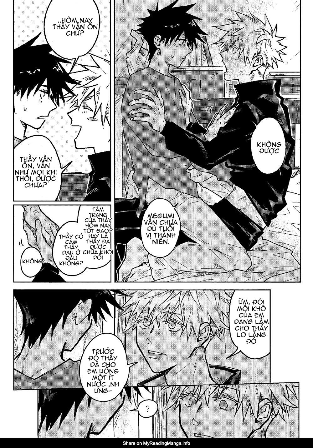 ONESHOT COI LÀ NỨNG Chapter 33 Gojo x Megumi - Trang 2