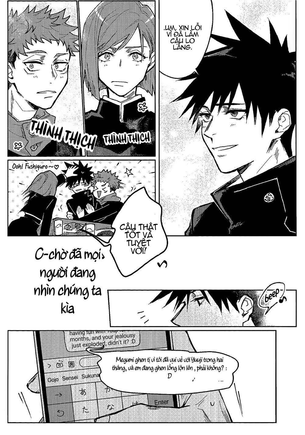 ONESHOT COI LÀ NỨNG Chapter 33 Gojo x Megumi - Trang 2