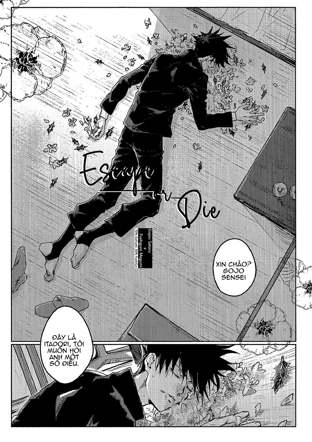 ONESHOT COI LÀ NỨNG Chapter 33 Gojo x Megumi - Trang 2