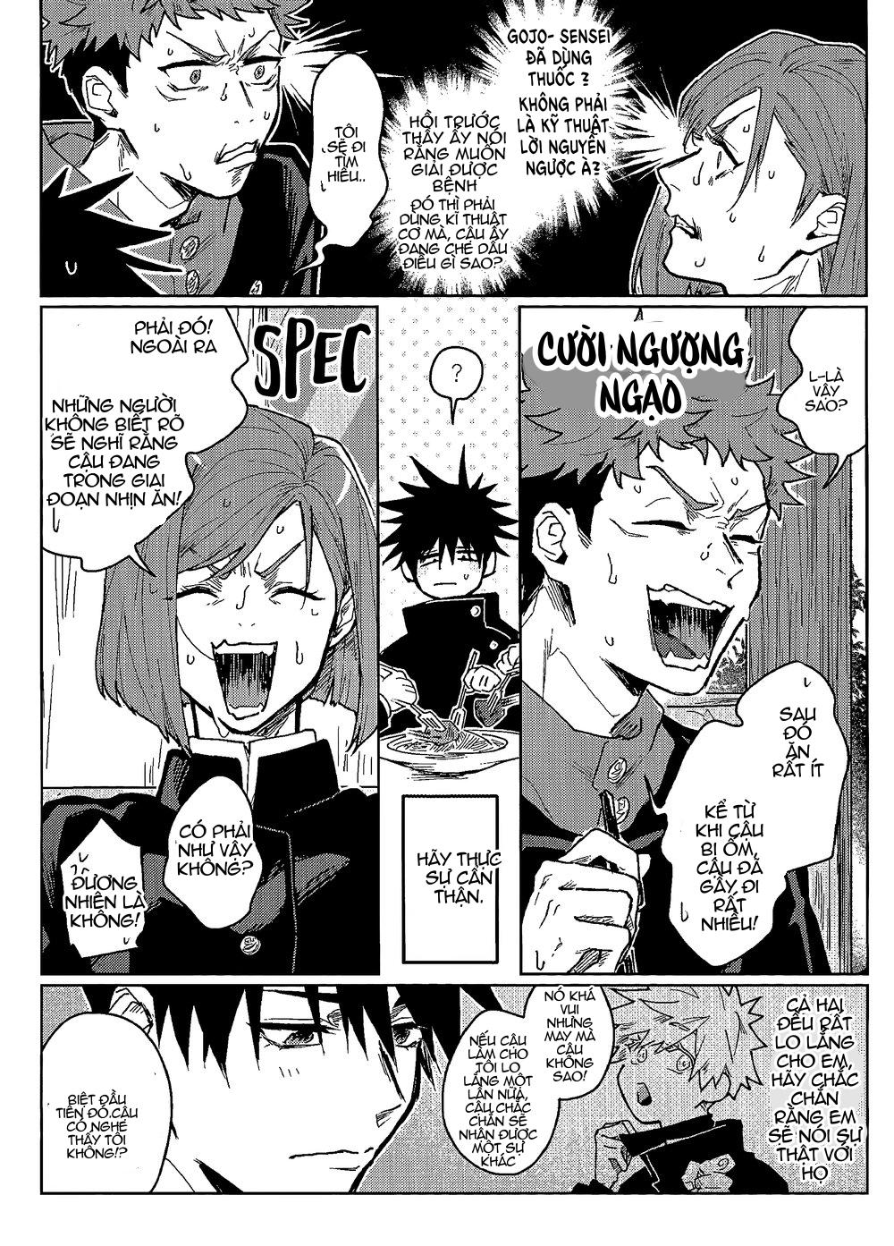 ONESHOT COI LÀ NỨNG Chapter 33 Gojo x Megumi - Trang 2