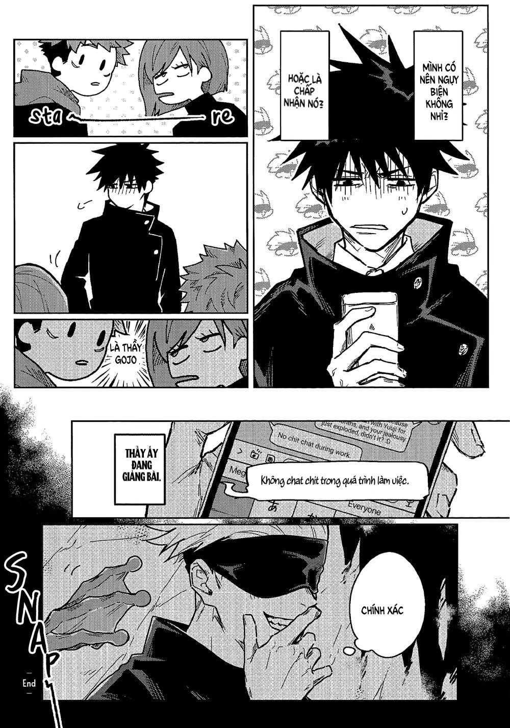 ONESHOT COI LÀ NỨNG Chapter 33 Gojo x Megumi - Trang 2