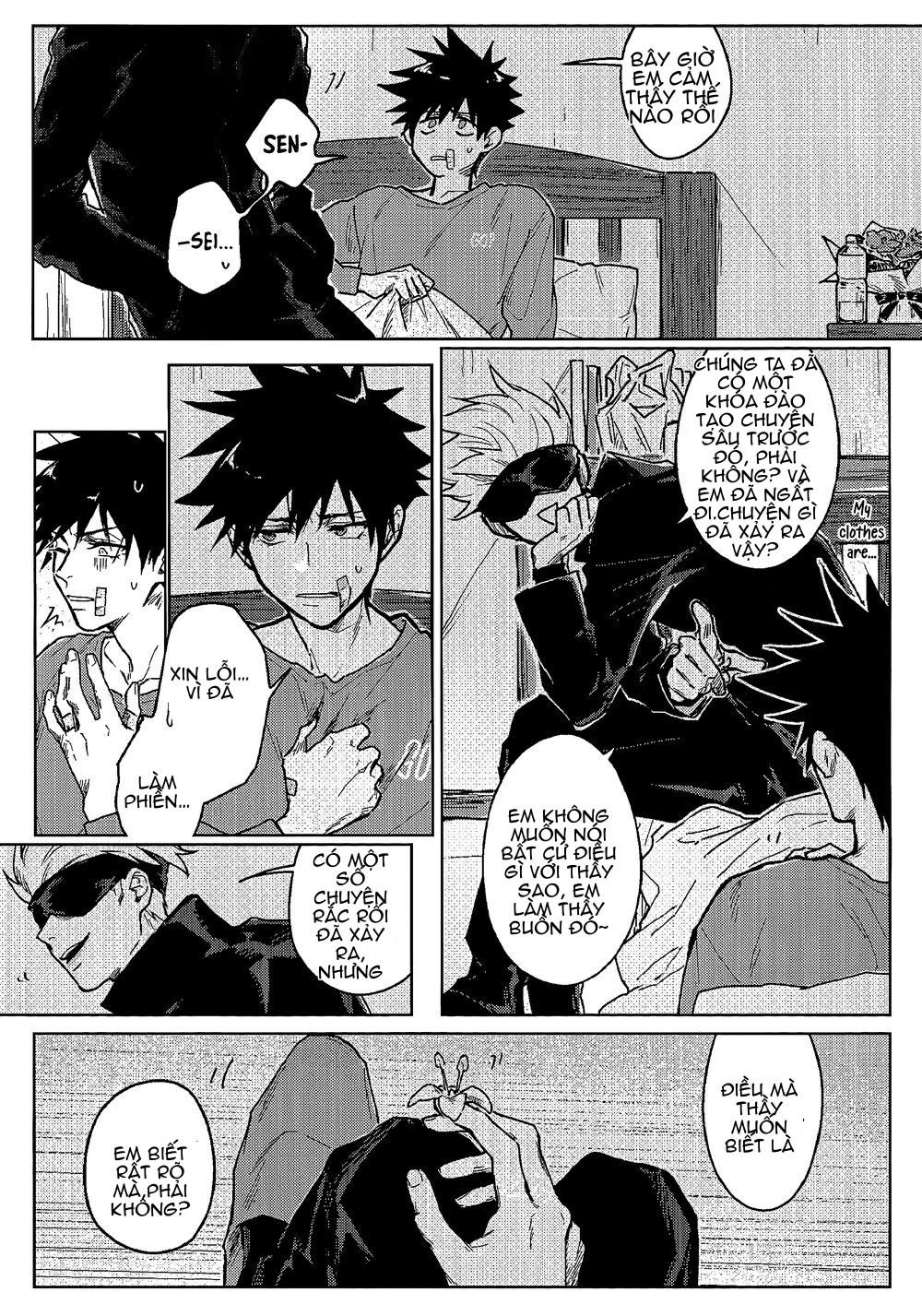 ONESHOT COI LÀ NỨNG Chapter 33 Gojo x Megumi - Trang 2
