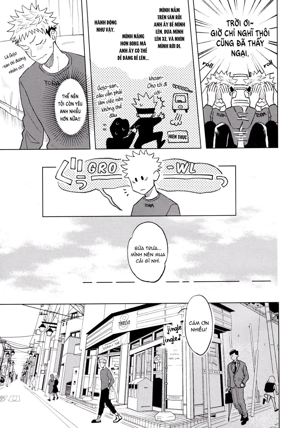 ONESHOT COI LÀ NỨNG Chapter 36 Gojo x Juuji - Trang 2