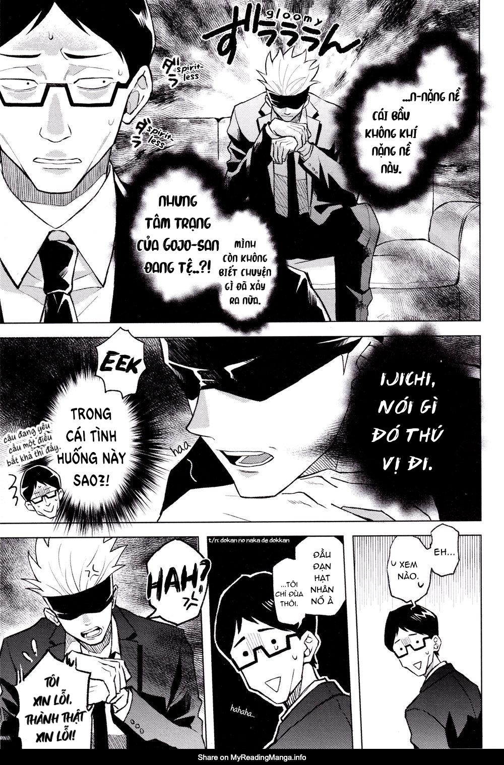 ONESHOT COI LÀ NỨNG Chapter 36 Gojo x Juuji - Trang 2
