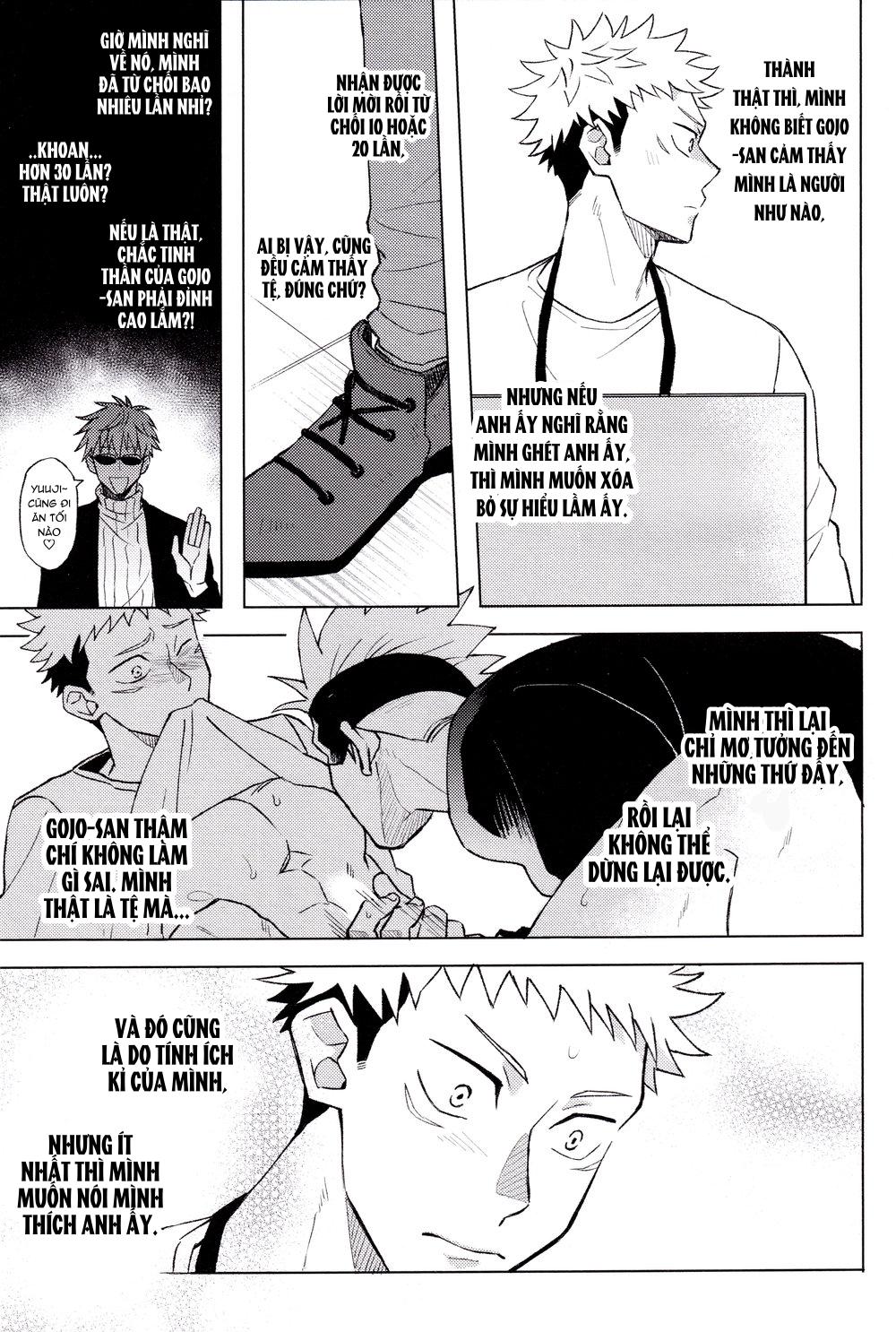 ONESHOT COI LÀ NỨNG Chapter 36 Gojo x Juuji - Trang 2