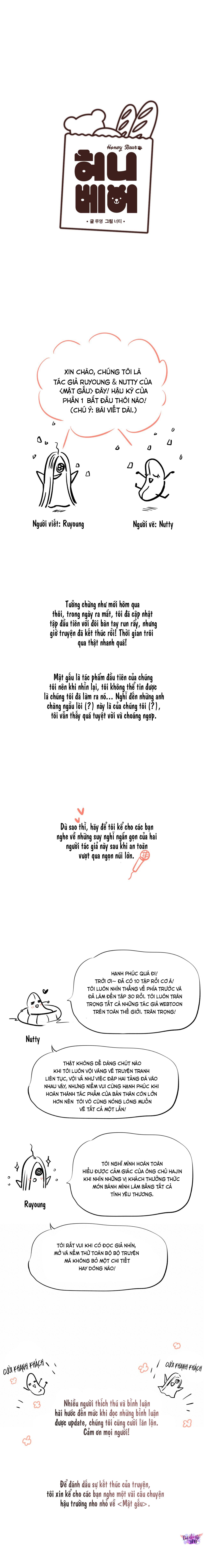 (END) MẬT GẤU Chapter 30.1 HẬU KỲ - Next Chapter 31 SS2