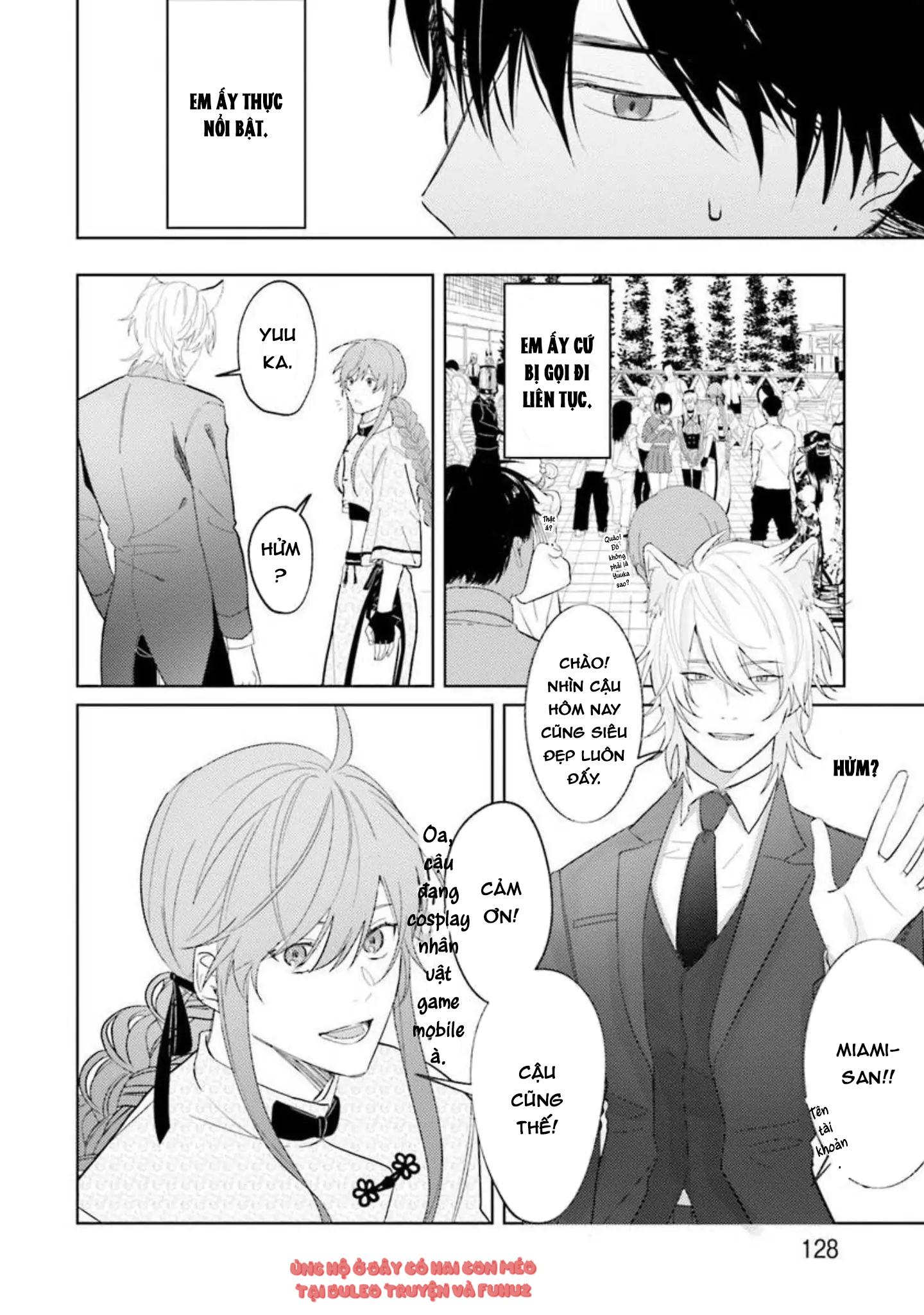 Nếu bị sếp phát hiện ra việc cosplay nữ thì tôi chết chắc Chapter 4 - Trang 2