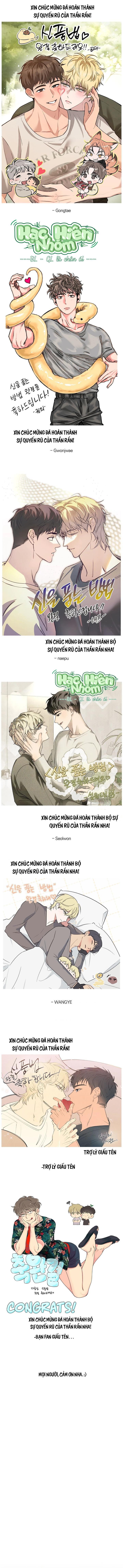 Sự quyến rũ của Thần Rắn Chapter 51.5 Creator's note - Trang 2