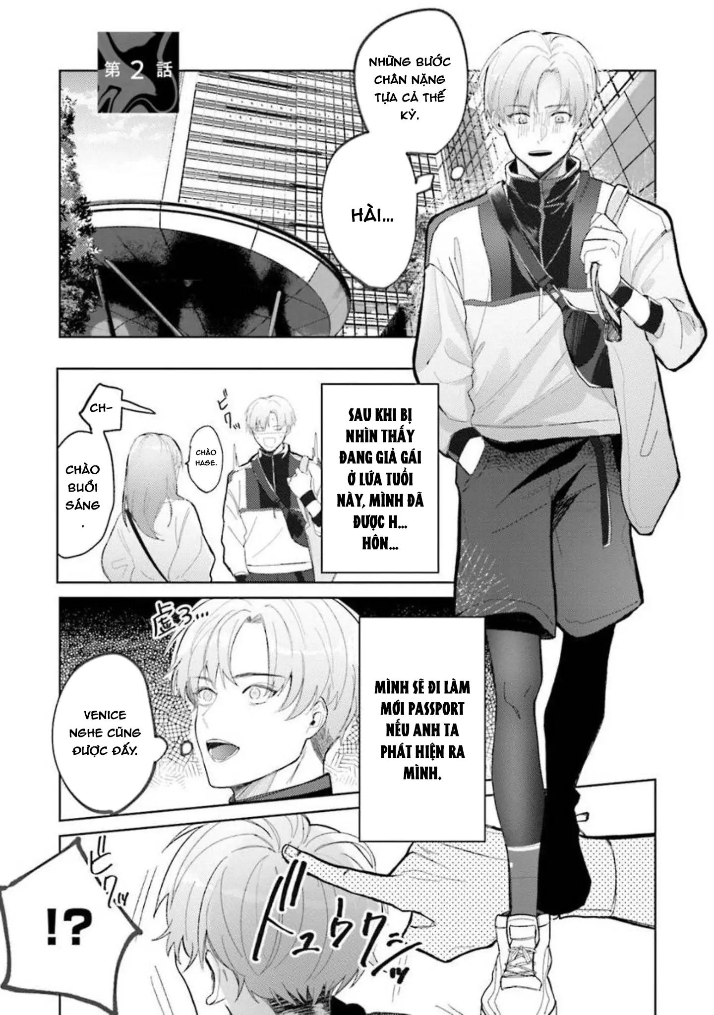 Nếu bị sếp phát hiện ra việc cosplay nữ thì tôi chết chắc Chapter 2 - Trang 3