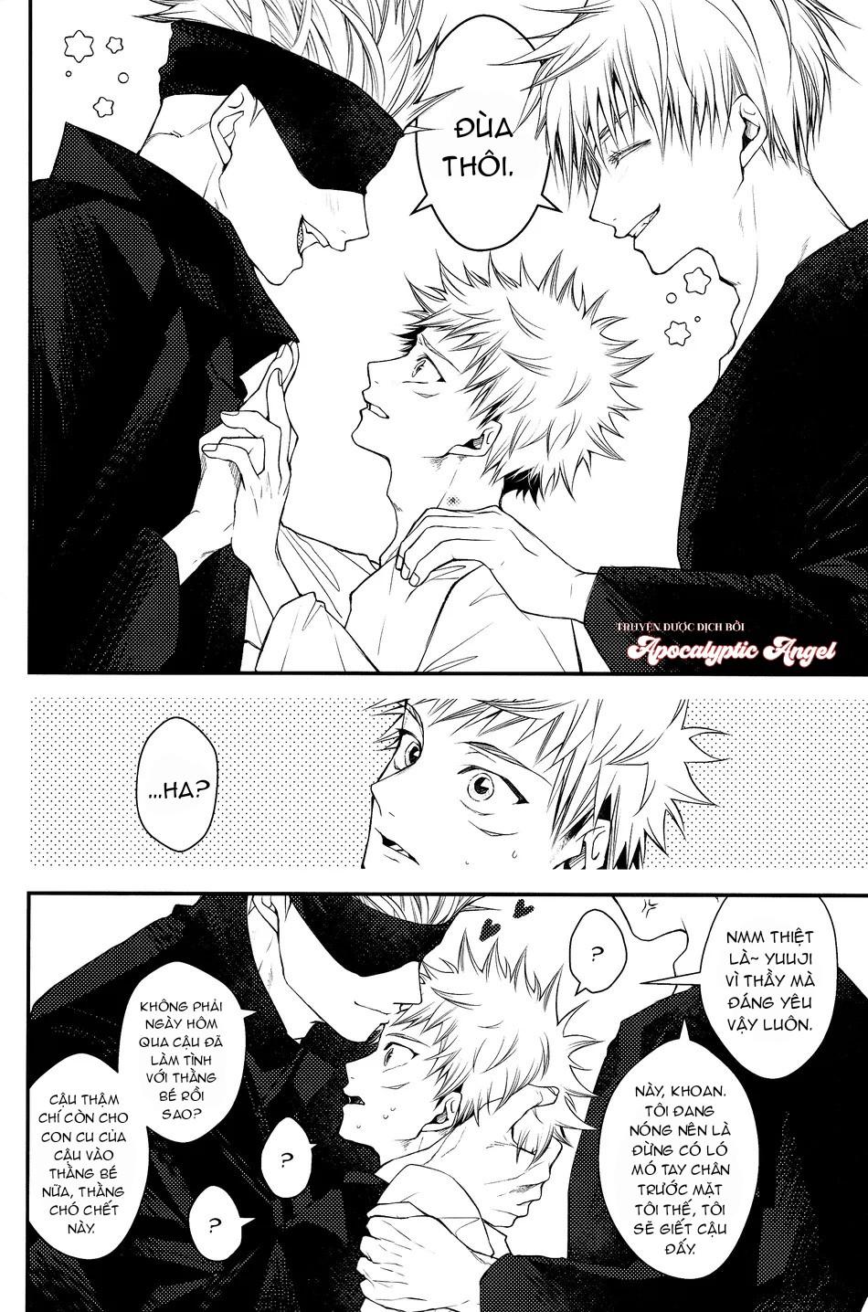 ONESHOT VÀ DOU THEO ĐỀ CỬ Chapter 16.6 GojoYuuji - Trang 2