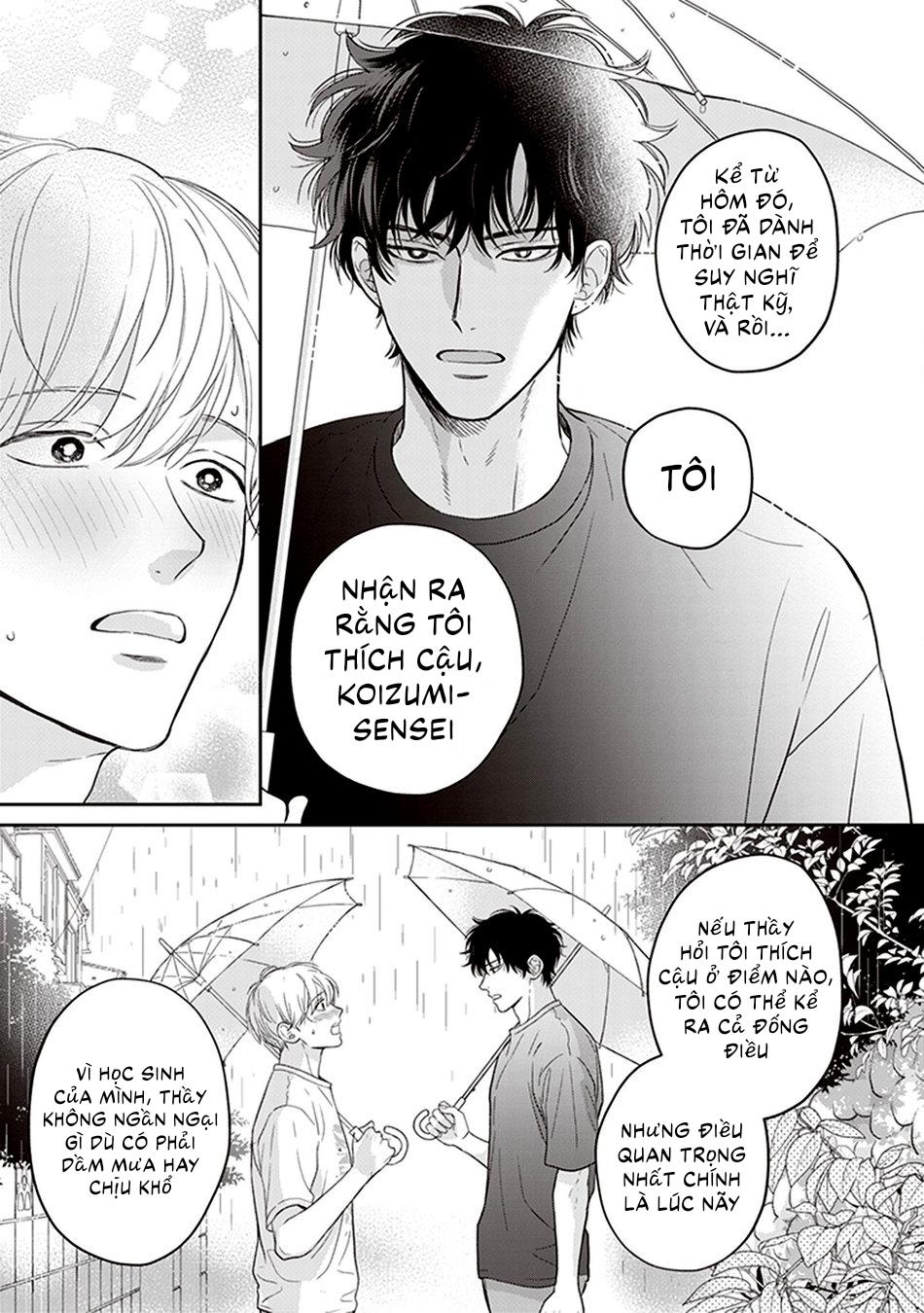 Koizumi-sensei không muốn bị phát hiện Chapter 4 - Trang 2