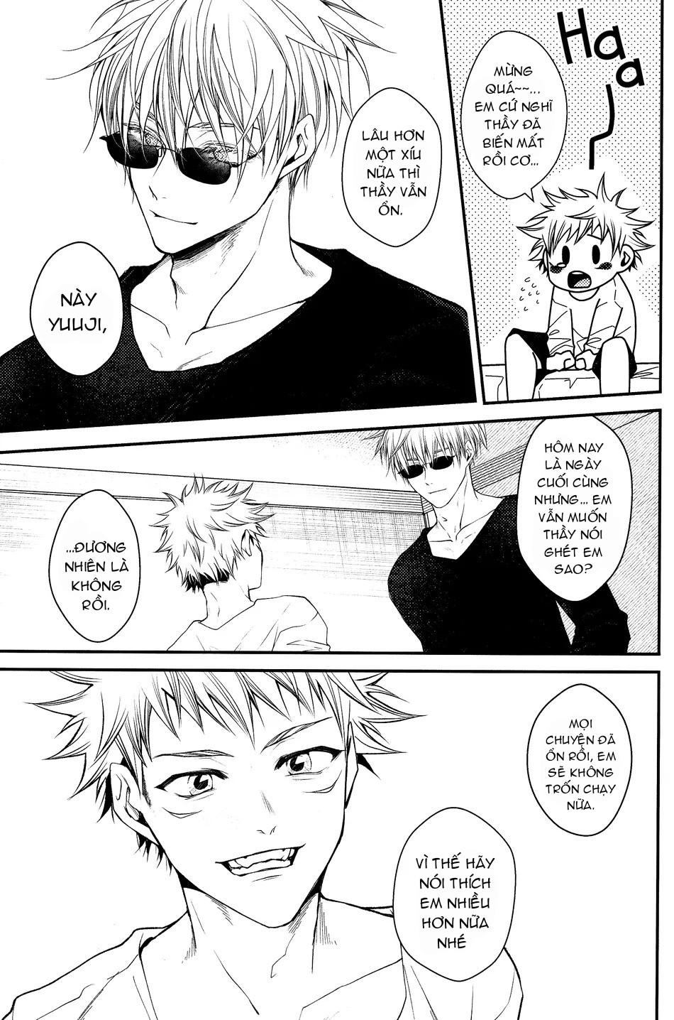 ONESHOT VÀ DOU THEO ĐỀ CỬ Chapter 16.6 GojoYuuji - Trang 2