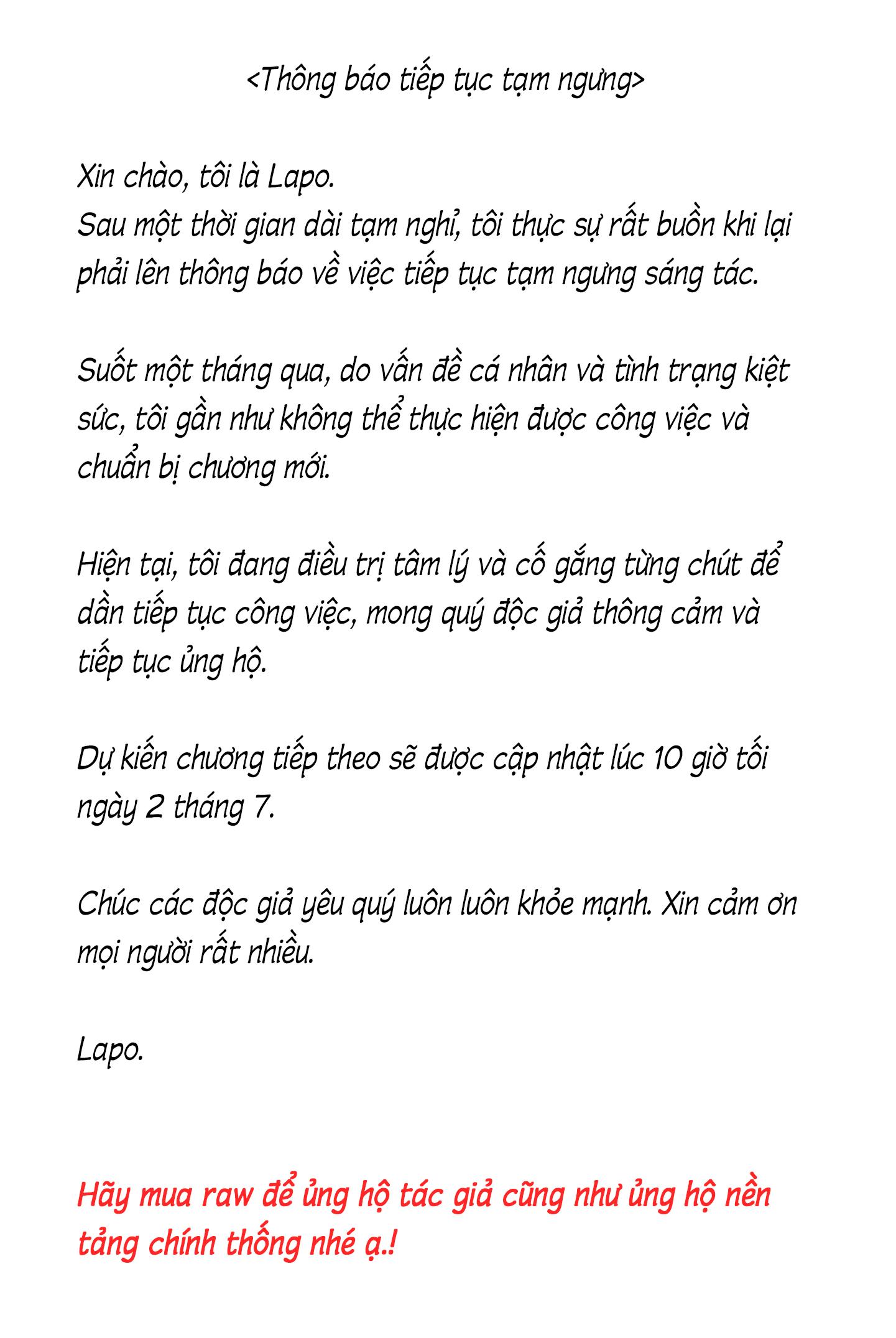 (CBunu) Cây Không Có Rễ Chapter 88.2 Thông báo OFF - Trang 2