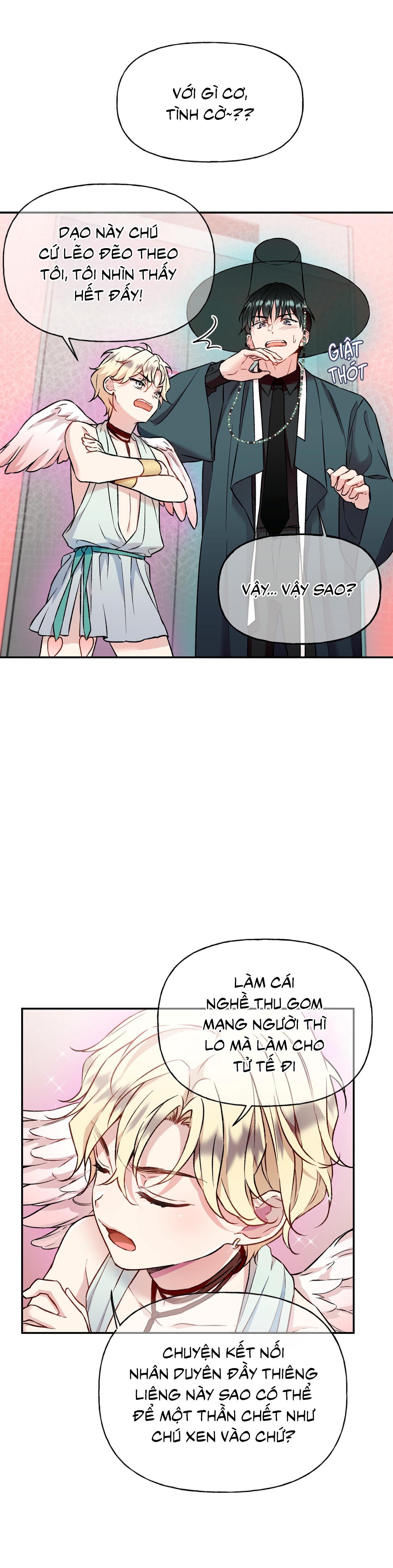 Thần chết muốn trở thành thần tình yêu! Chapter 2 - Trang 2