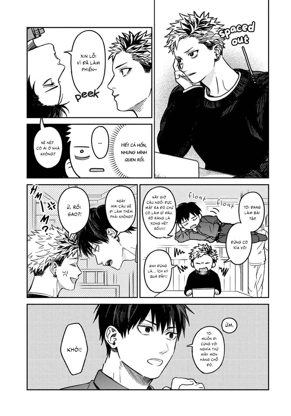 Tiền bối Enomoto không ngây thơ như thiên thần Chapter 2 - Trang 2