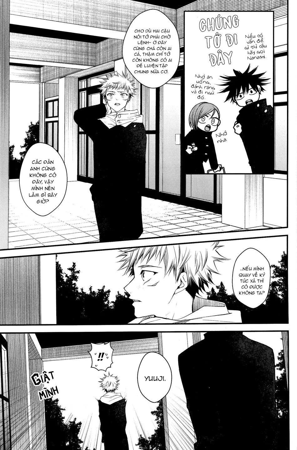 ONESHOT VÀ DOU THEO ĐỀ CỬ Chapter 16.6 GojoYuuji - Trang 2
