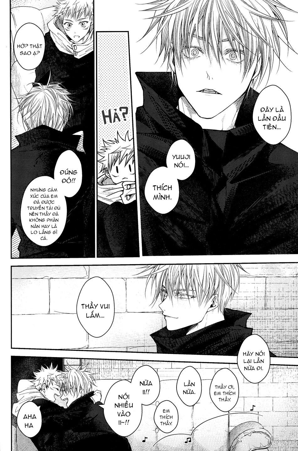 ONESHOT VÀ DOU THEO ĐỀ CỬ Chapter 16.5 GojoYuuji - Trang 2