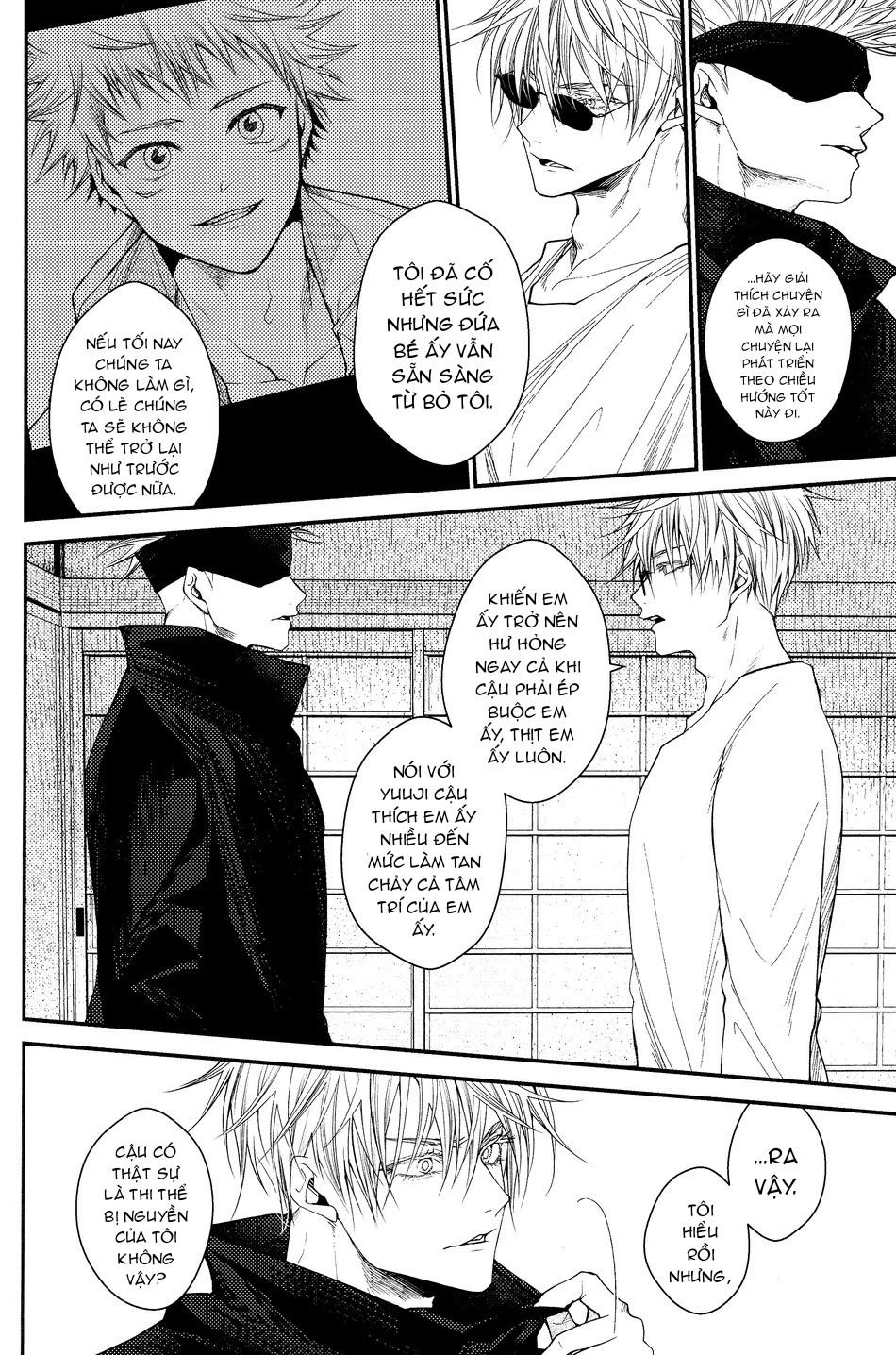 ONESHOT VÀ DOU THEO ĐỀ CỬ Chapter 16.7 GojoYuuji - Trang 2