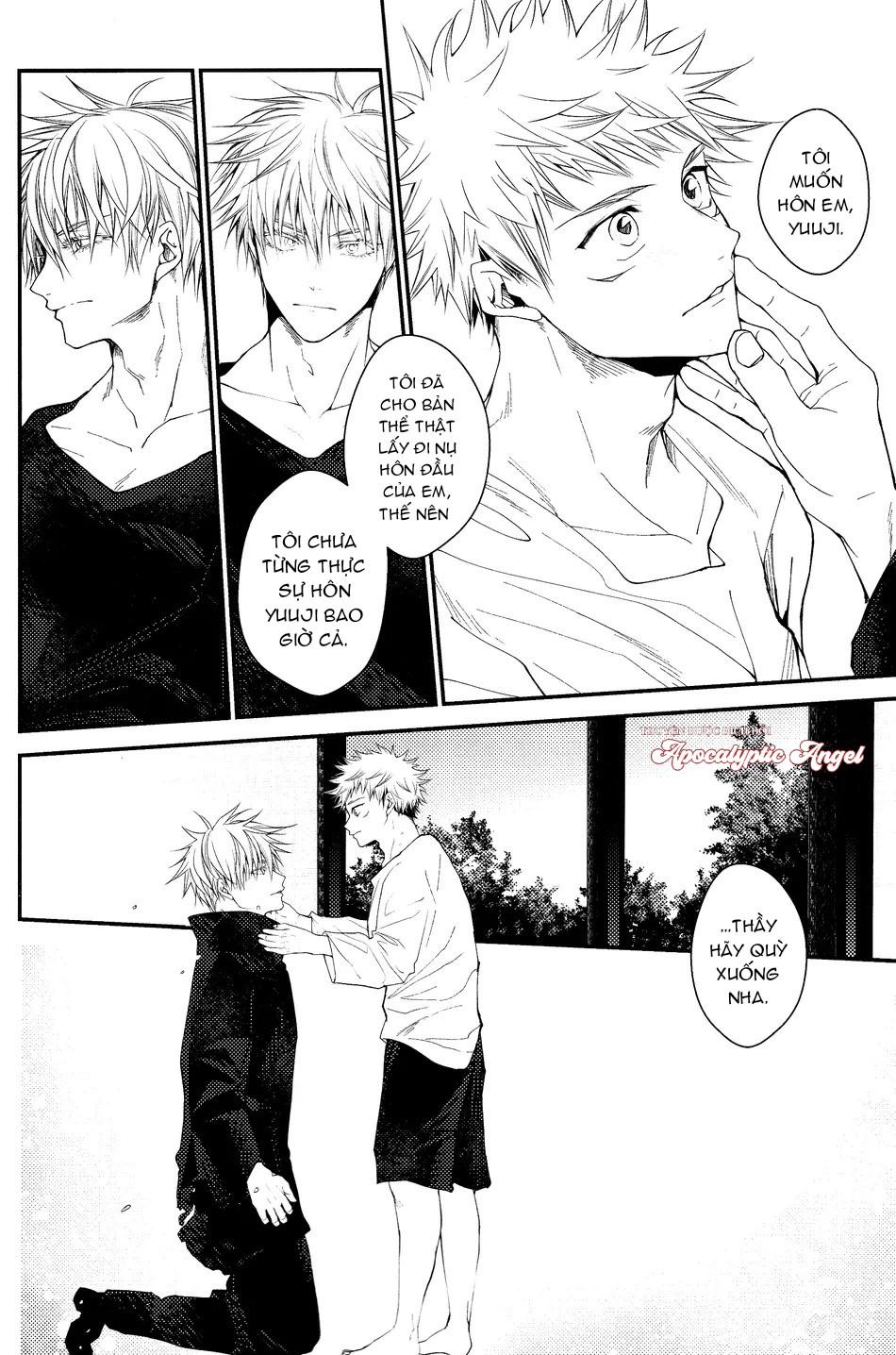 ONESHOT VÀ DOU THEO ĐỀ CỬ Chapter 16.6 GojoYuuji - Trang 2
