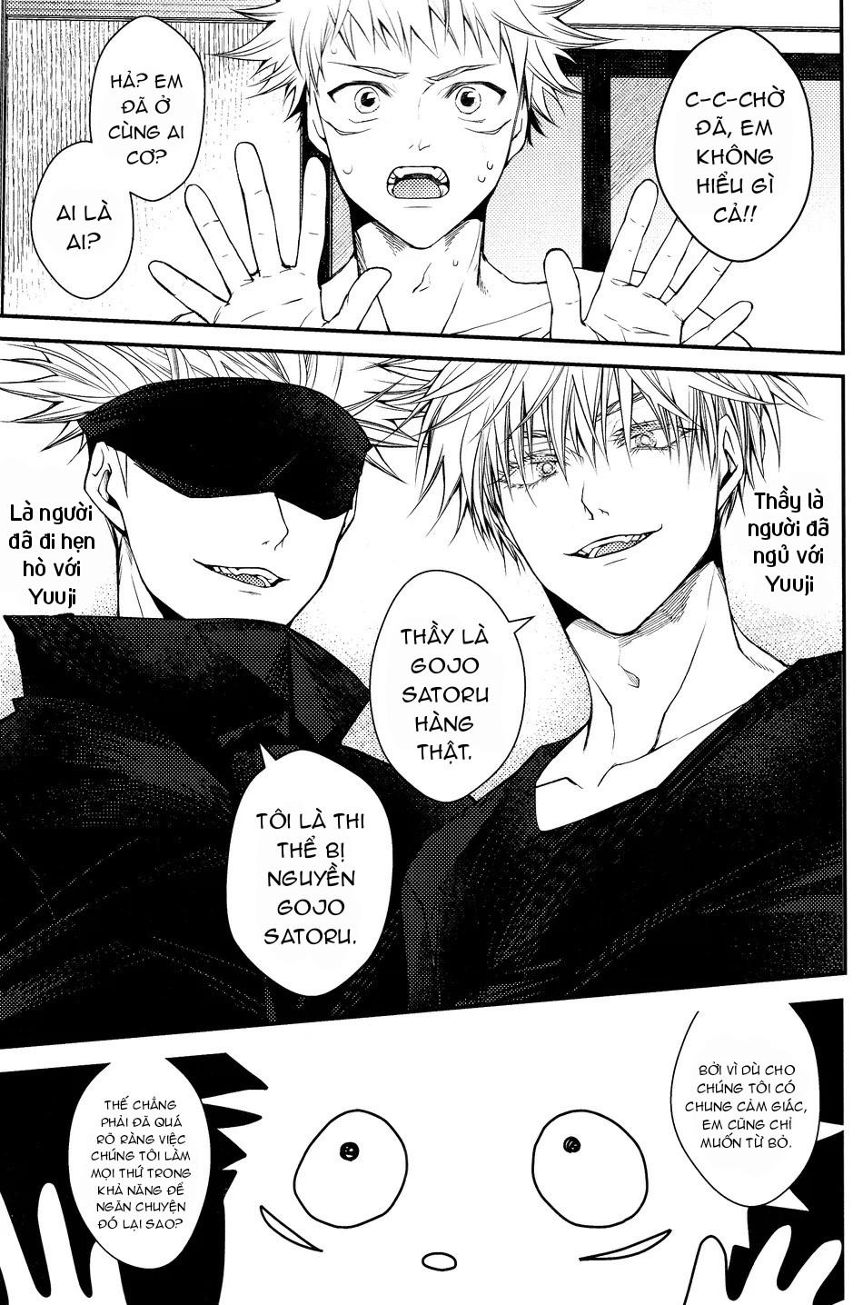 ONESHOT VÀ DOU THEO ĐỀ CỬ Chapter 16.6 GojoYuuji - Trang 2