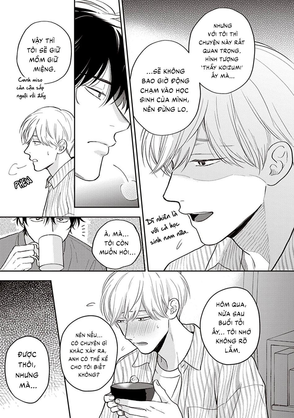 Koizumi-sensei không muốn bị phát hiện Chapter 2 - Trang 2