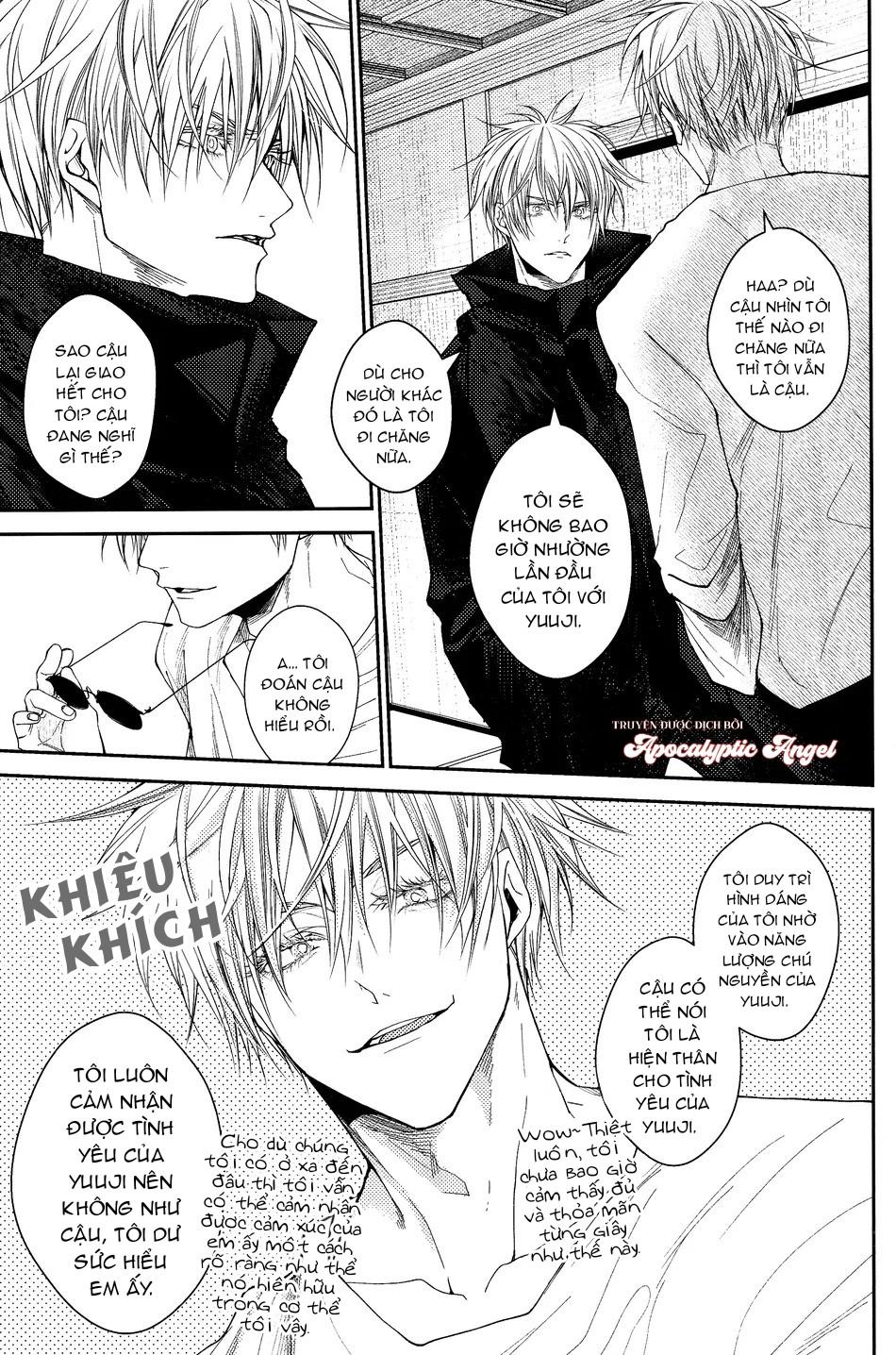 ONESHOT VÀ DOU THEO ĐỀ CỬ Chapter 16.7 GojoYuuji - Trang 2