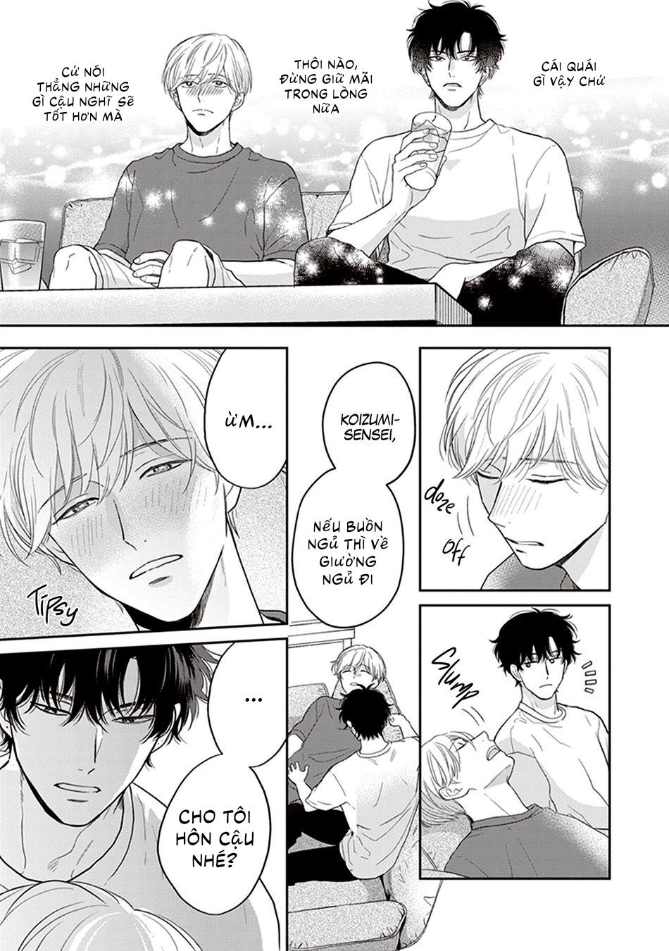 Koizumi-sensei không muốn bị phát hiện Chapter 4 - Trang 2