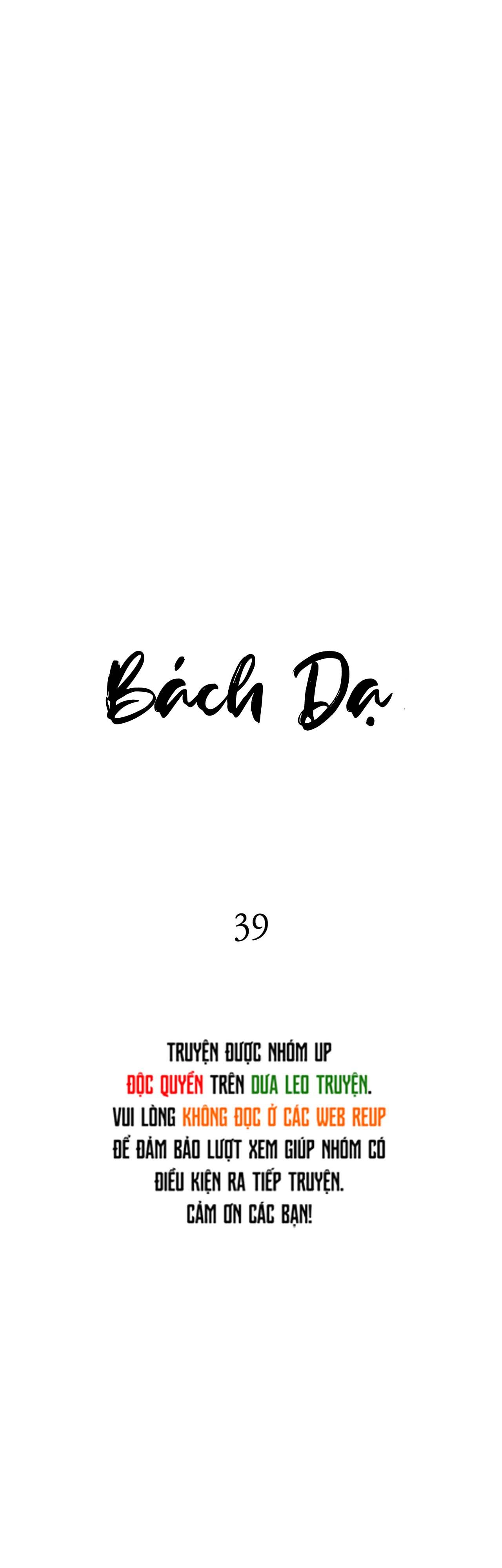 Bách Dạ Chapter 39 - Next Chapter 40