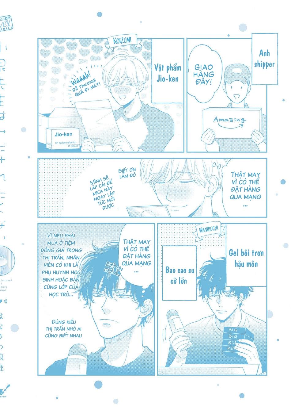 Koizumi-sensei không muốn bị phát hiện Chapter 7 - Trang 2