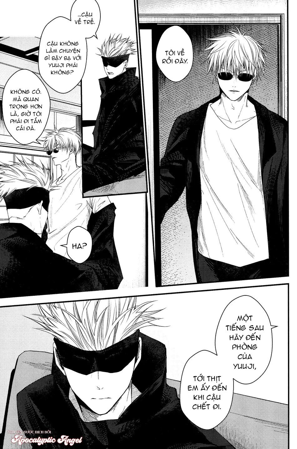 ONESHOT VÀ DOU THEO ĐỀ CỬ Chapter 16.7 GojoYuuji - Trang 2