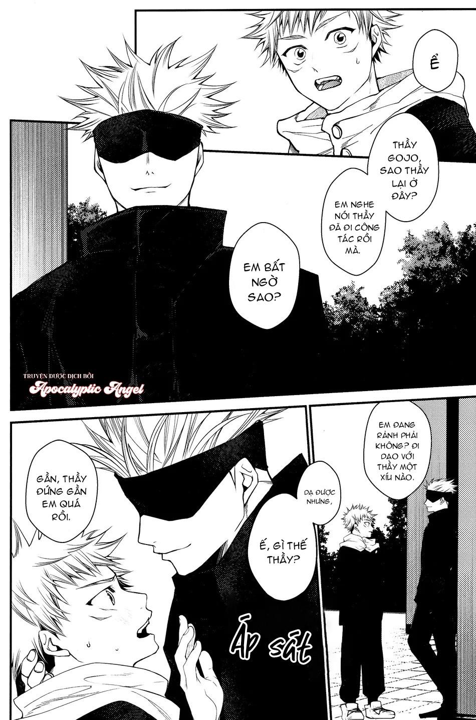 ONESHOT VÀ DOU THEO ĐỀ CỬ Chapter 16.6 GojoYuuji - Trang 2