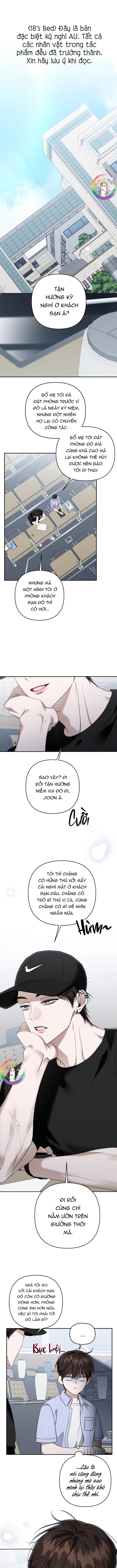 EIGHTEEN'S BED Chapter 31.5 Chụt chụt - Trang 2