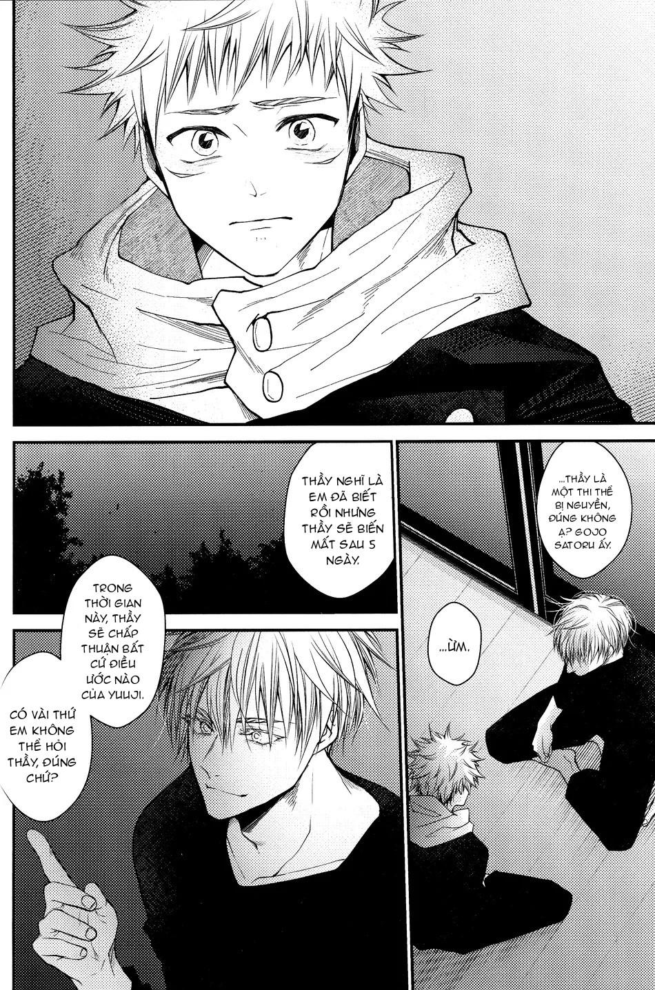 ONESHOT VÀ DOU THEO ĐỀ CỬ Chapter 16.6 GojoYuuji - Trang 2