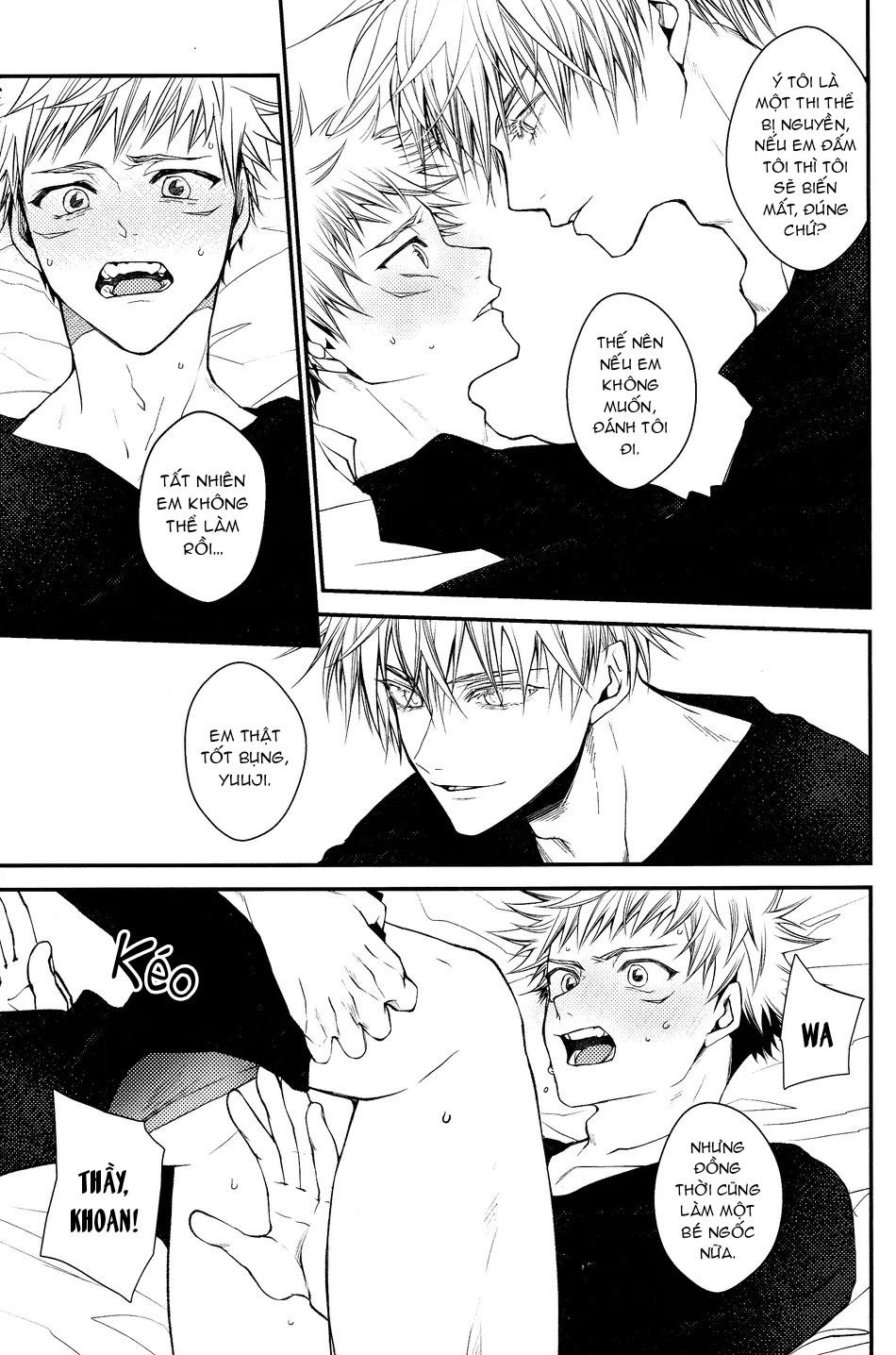 ONESHOT VÀ DOU THEO ĐỀ CỬ Chapter 16.6 GojoYuuji - Trang 2