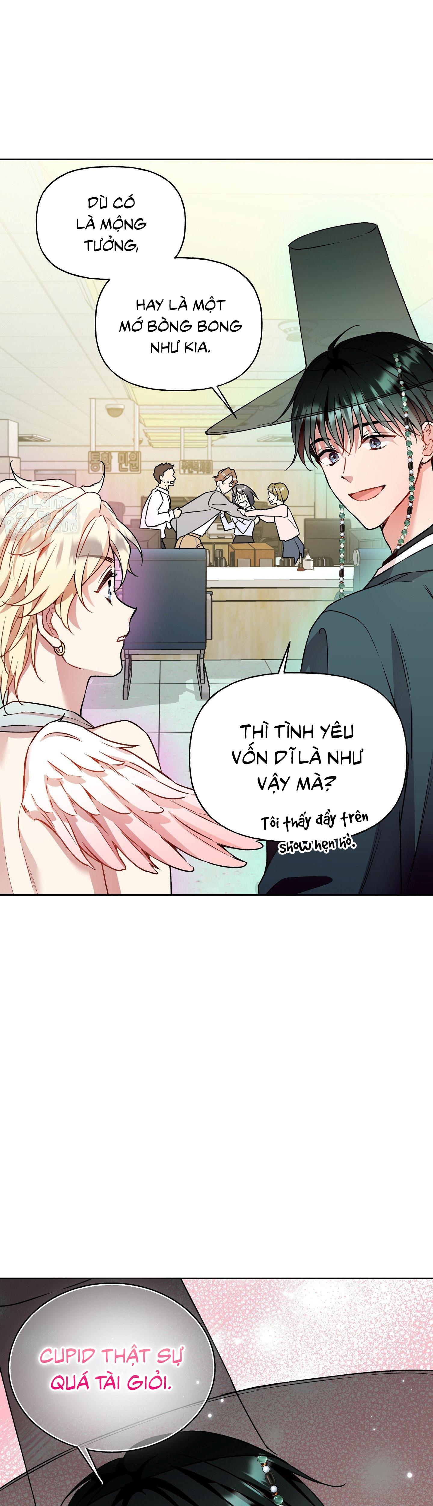 Thần chết muốn trở thành thần tình yêu! Chapter 6 - Trang 2