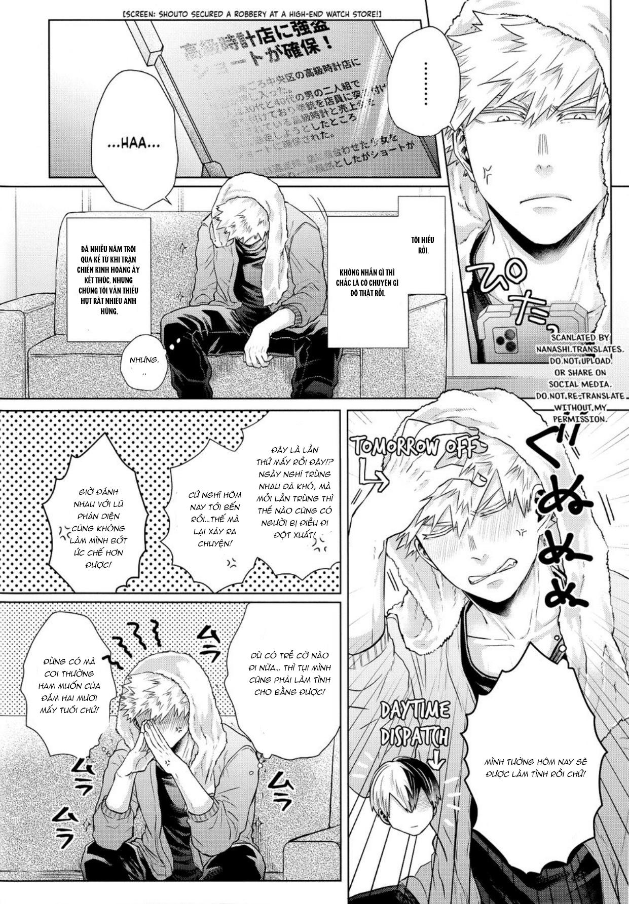 TUYỂN TẬP ONESHOT 'CƯNG MÀ NÓI' Chapter 4 TodobakuNangcuc - Trang 2