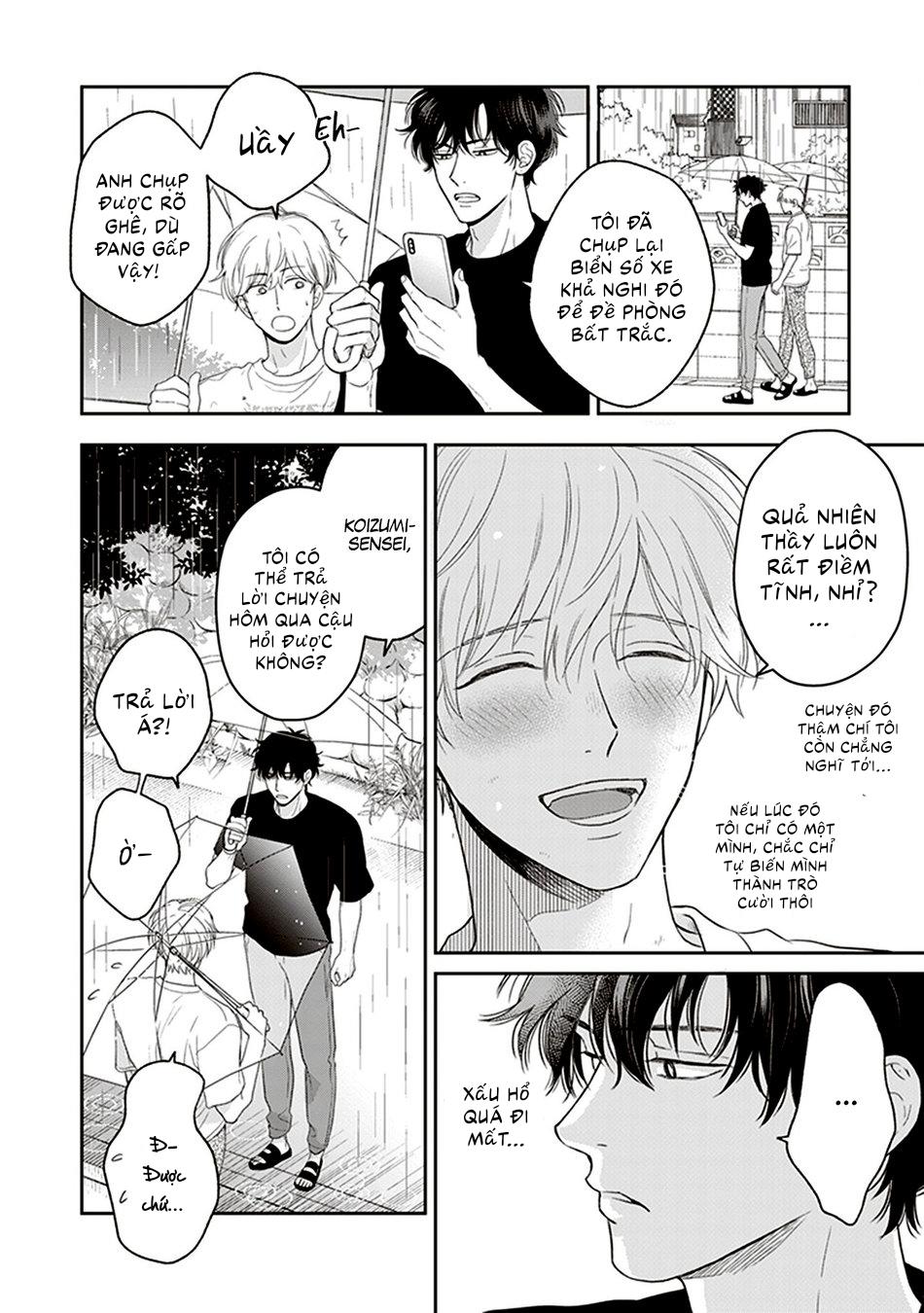 Koizumi-sensei không muốn bị phát hiện Chapter 4 - Trang 2