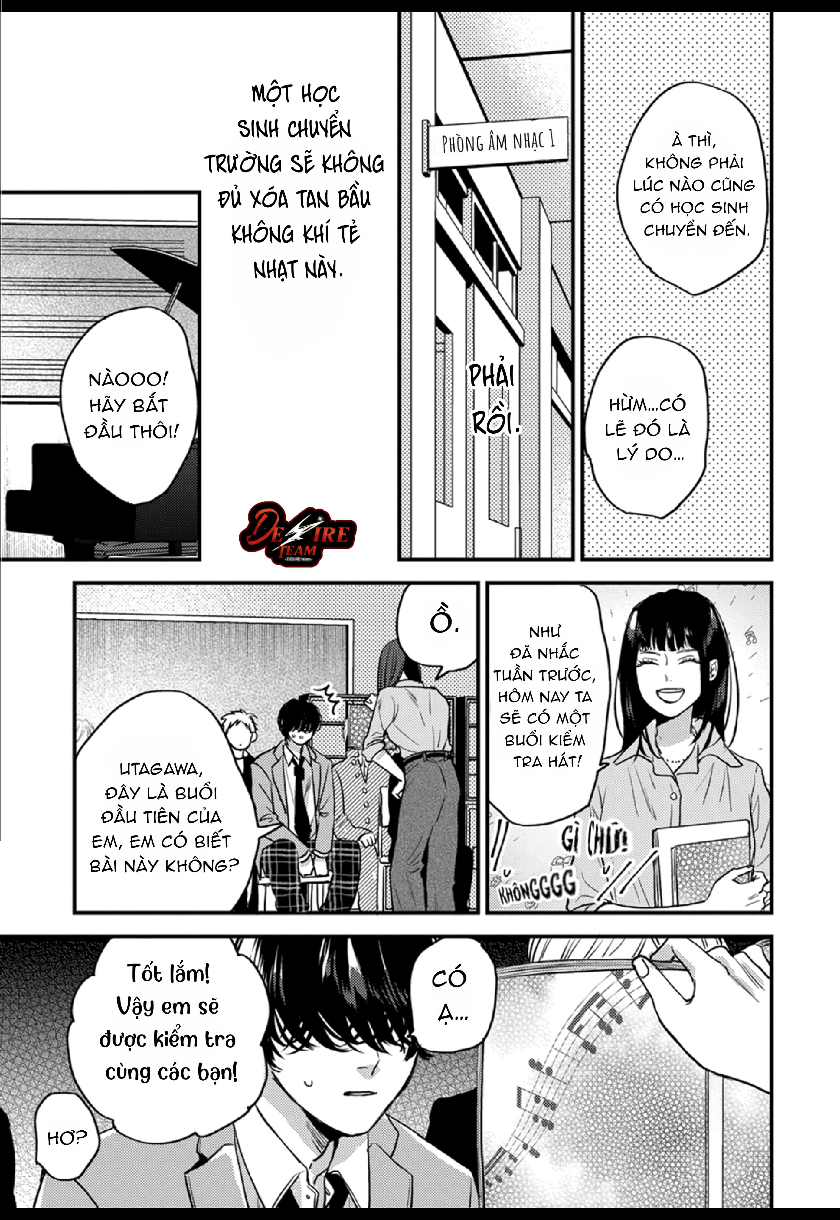 Âm thanh 100dB tràn đầy cảm xúc gửi đến cậu Chapter 1 - Trang 2