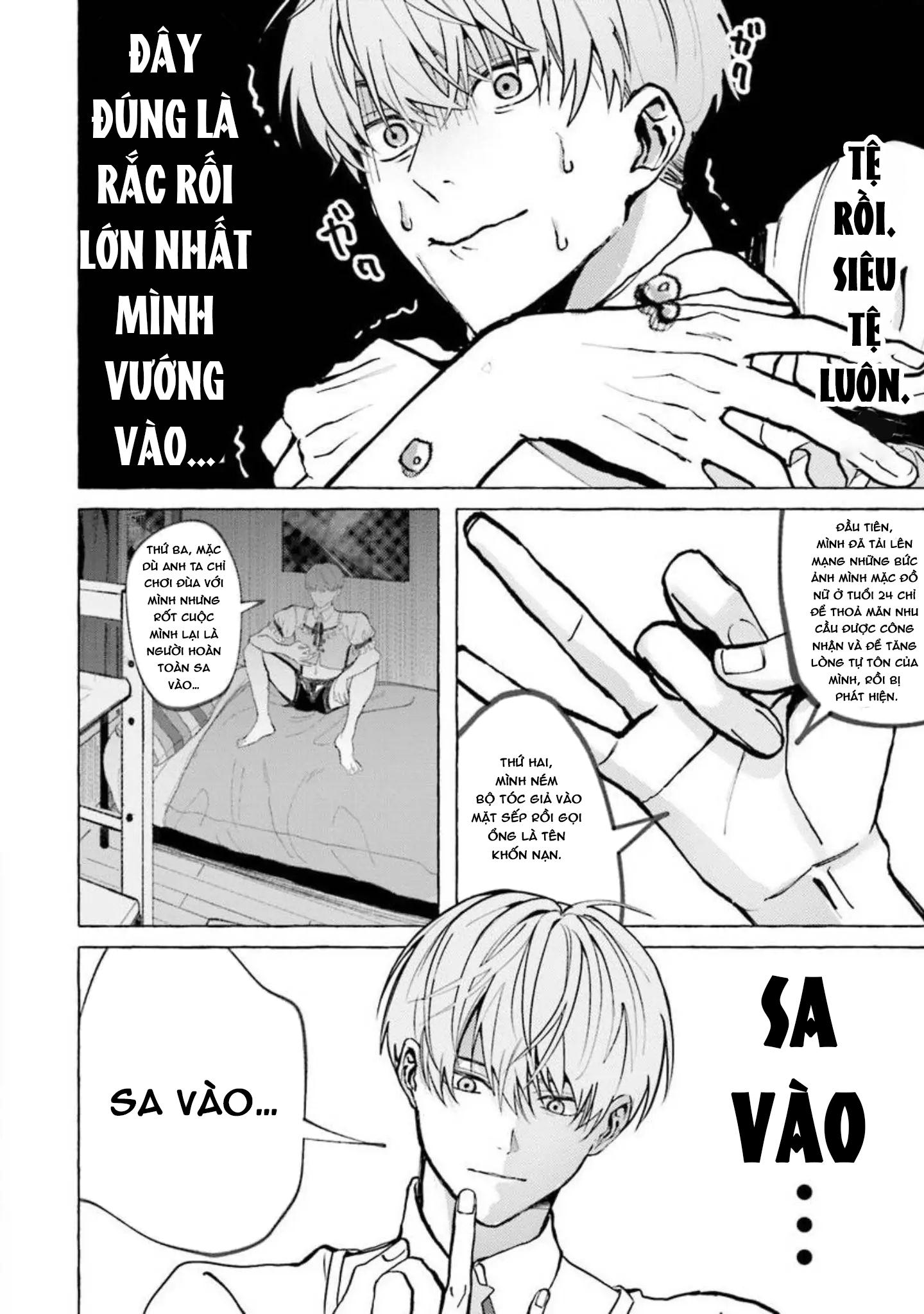 Nếu bị sếp phát hiện ra việc cosplay nữ thì tôi chết chắc Chapter 3 - Trang 3