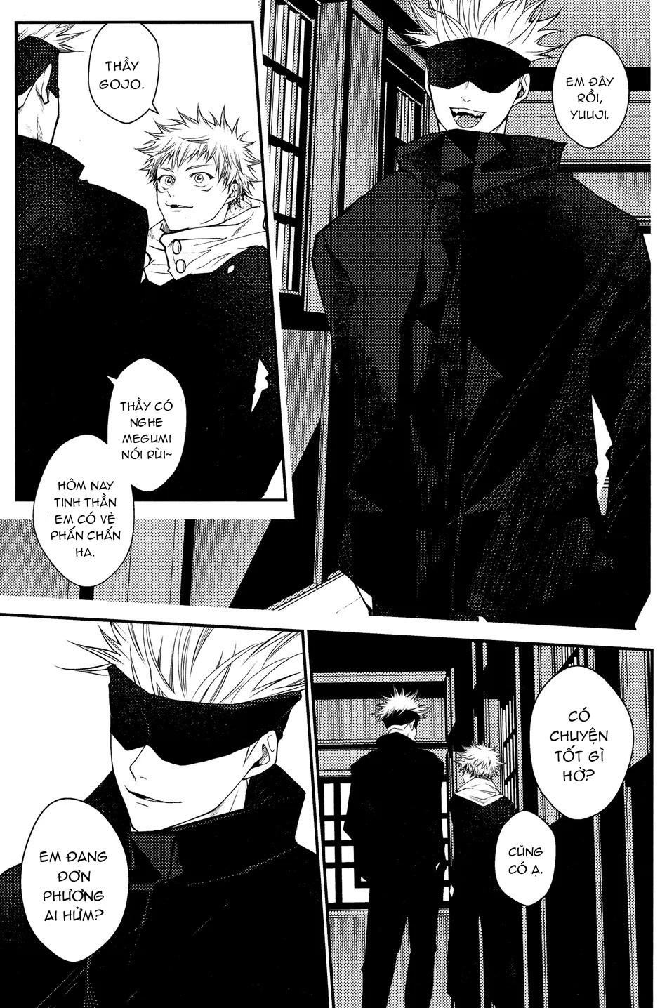 ONESHOT VÀ DOU THEO ĐỀ CỬ Chapter 16.6 GojoYuuji - Trang 2