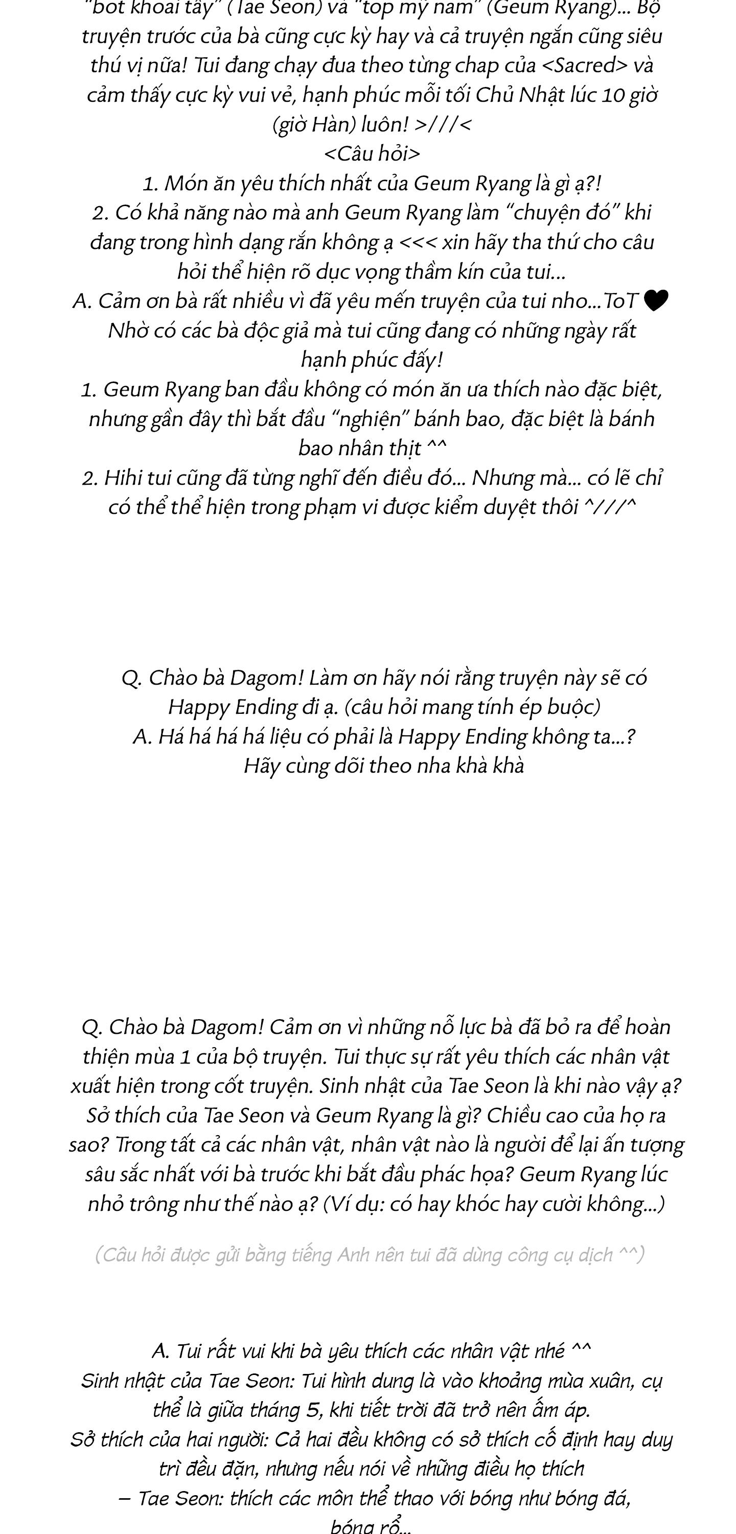 The Sacred Serpent's Seduction Chapter 26.1 HẬU KÌ SS1 - Trang 2